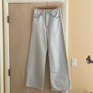 Ribcage wide leg jeans